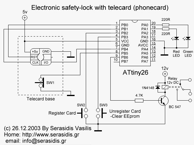 phone card circuit